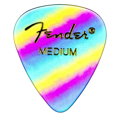 pua fender graphic picks 351-shape rainbow (12pzas) med, 1980351102